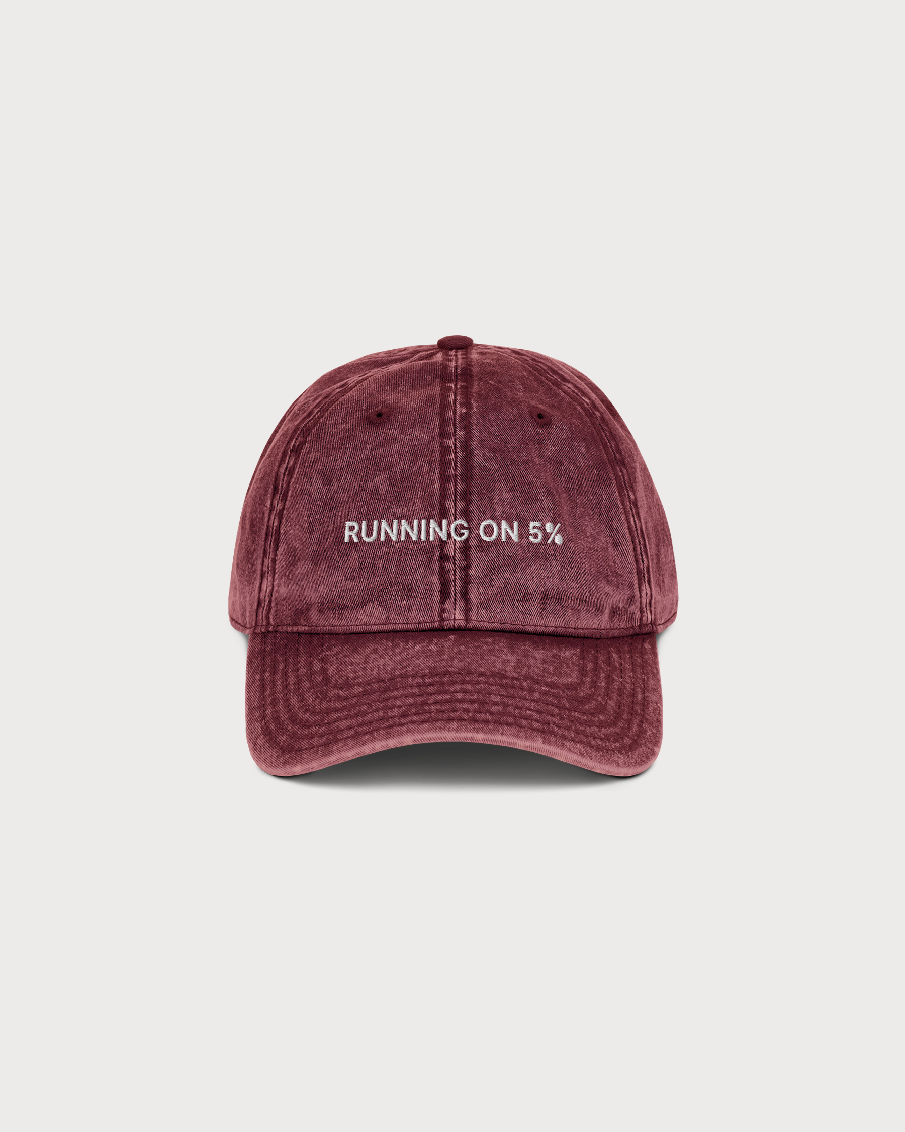 RUNNING ON 5%